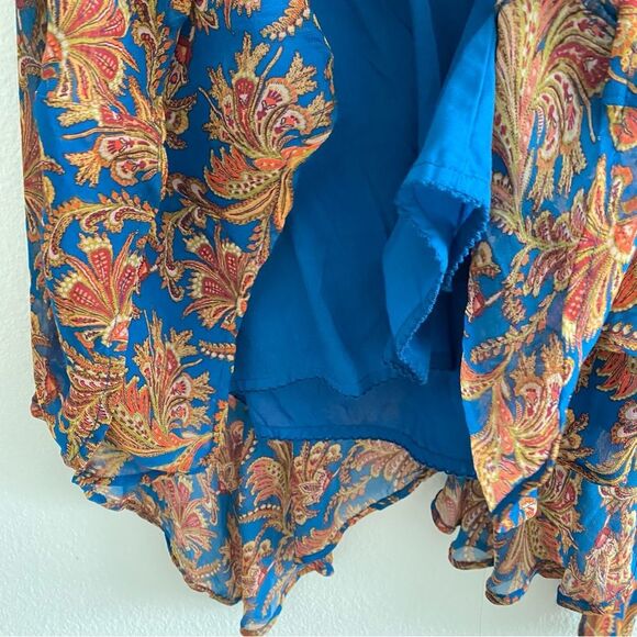 Anthropology Freya Halter Applique Mini Dress Size 12 - Picture 11 of 13